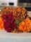Ariane Real Touch Hydrangea Red Burgundy Artificial Flower Stems Set of 3